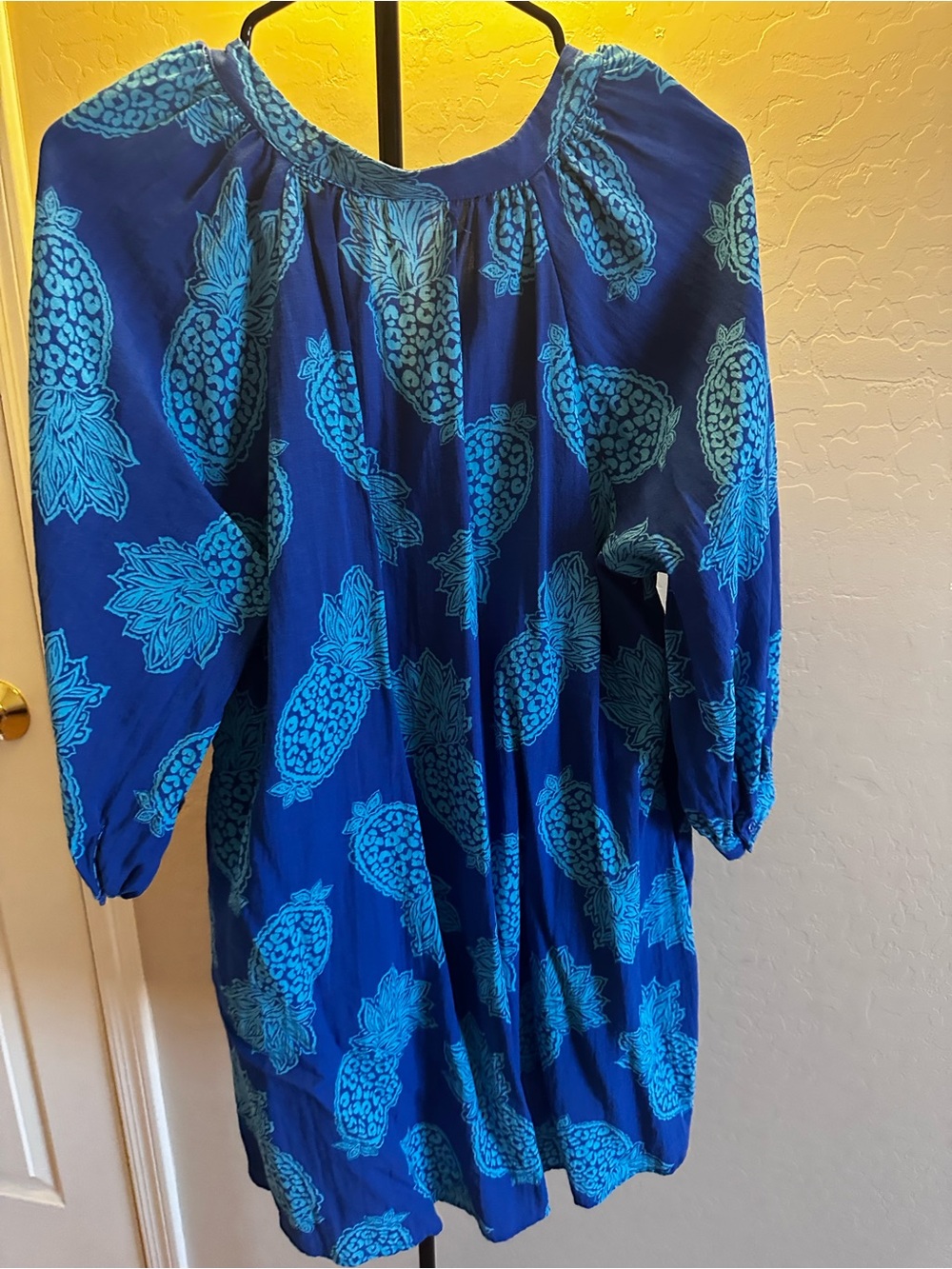 Tabitha Brown X Target Women’s Blue Pineapple-Print Swim Coverup Set - Picture 5 of 8